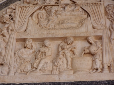 Bibl. Szene an der Kathedrale von Trogir
