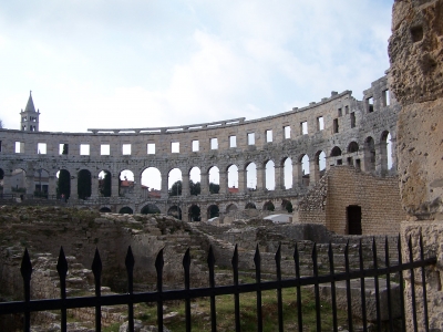 Römische Arena in Pula/Kroatien