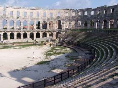 Röm. Arena in Pula/Kroatien