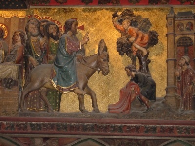 Notre Dame Paris: Einzug Jesu in Jerusalem