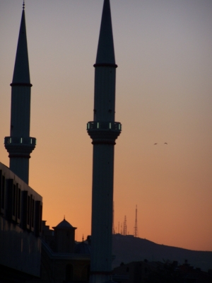 Minarette am Abend
