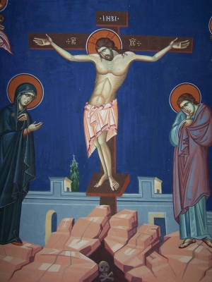 Jesus am Kreuz (Kloster Kykko - Zypern)