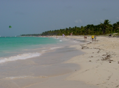 Strandwanderung in der Karibik