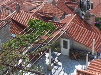 Dachplatz in Dubrovnik