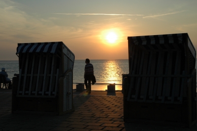 Sonnenuntergang auf Norderney