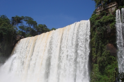 Am Iguacu-Wasserfall Brasilien