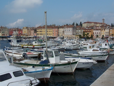 Hafen von Rovinc (Kroatien)
