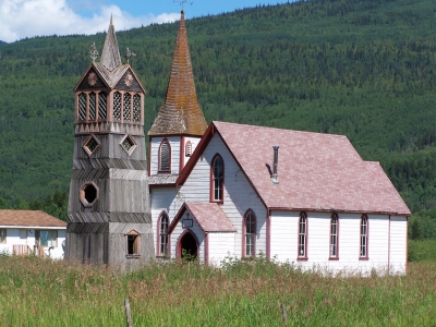 Kirchen im Indianergebiet Nordkanadas