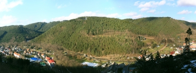 Panorama von Sitzendorf (oberer Ort)
