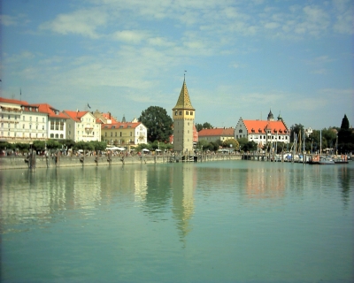 Lindau Hafen Turm Original