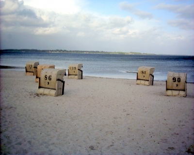 Strandkörbe an der Ostsee