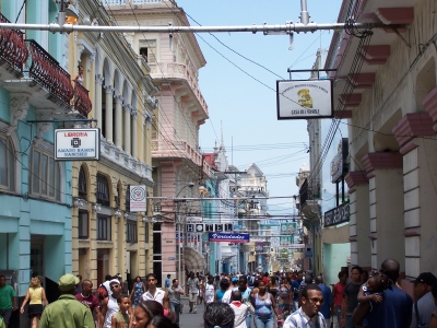Hauptstraße Santiago de Cuba