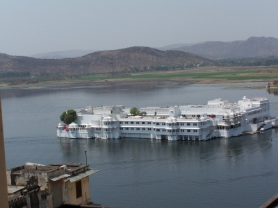 Blick vom Maharadschapalast Udaipur