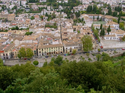 Granada von der Alhambra aus