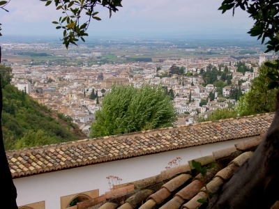 Blick auf Granada (vom Sommerpalais)