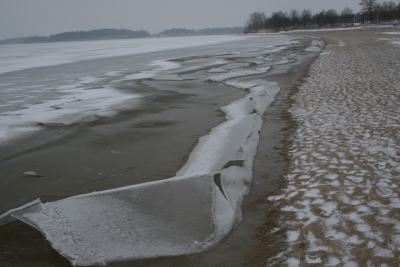 Winter am Stausee Bautzen