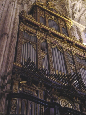 Orgel in der Kathedrale von Cordoba