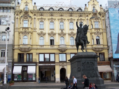 Zentralplatz in Zagreb