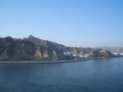Ankunft in Muskat, Oman