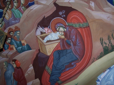 Wandbild im Kloster Kykko (Zypern)