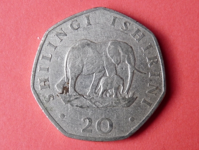 Münze aus Tansania