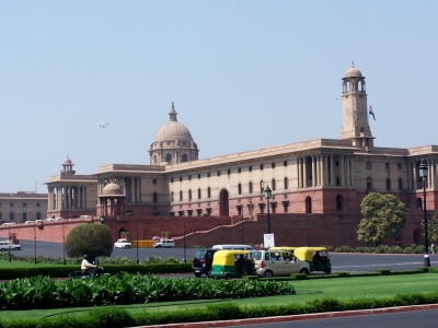 Regierungsgebäude in Neu Delhi