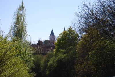 Blick zum Freisinger Dom
