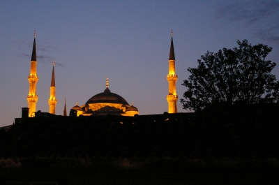 Blaue Stunde in Istanbul