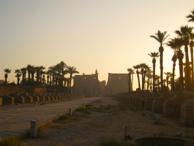 Luxor-Tempel am Abend
