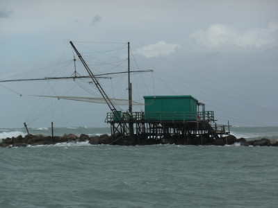 Fischerhäuser in Marina di Pisa/Toskana