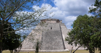 Maya-Pyramide in Mexiko