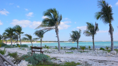 Karibikstrand auf der Halbinsel Yukatan
