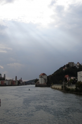 Sonne über Passau
