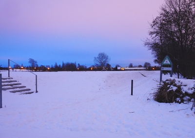 Winterabend in Falkenberg