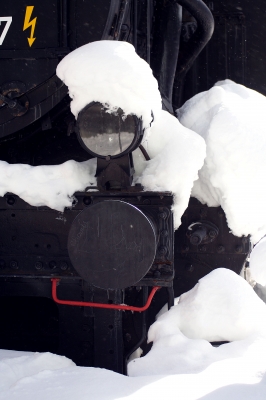 Eisenbahn im Schnee.....