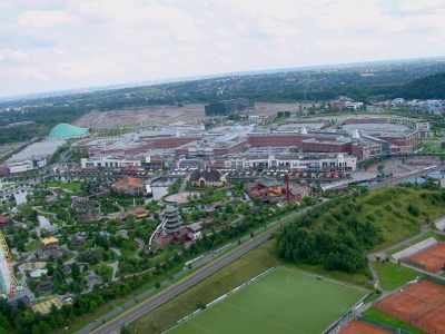 Blick aufs Centro in Oberhausen