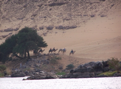 Idylle am Nil bei Assuan