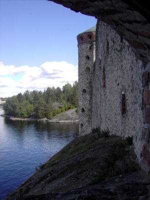 Burg Olavinlinna in Finnland