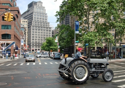 Traktor in Manhattan