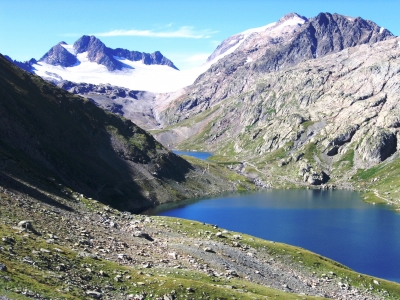 Berge Gletscher Seen