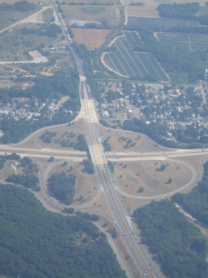 Autobahn Kreuz in Amerika