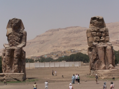 Memnon-Kolosse (bei Luxor/Ägypten)