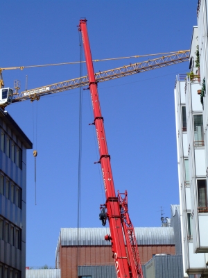 Baustelle in der Innenstadt