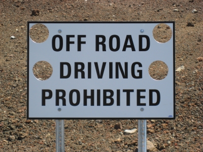 Offroad Driving Prohibited