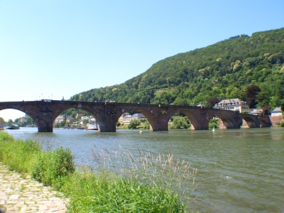 Brücke über den Neckar bei Heidelberg