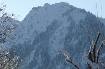 Berge in Blau