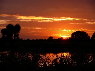 Sonnenuntergang...