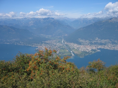 Blick auf Locarno und Ascona