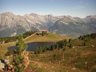 Blick auf die Bergstation Traquet und Lac Noir / 1