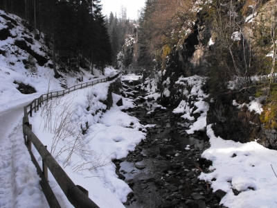 Talbachklamm im Winter 1